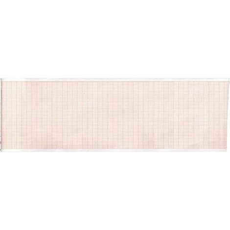Gima 32970 Rotolo Carta Termica Ecg, Griglia Arancio, 110 mm x 20 m