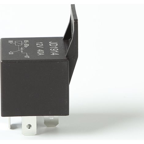 Relais Pinren JD1912 JD1914, relais automobile 40 A 12 V CC avec support en plastique (1/4)