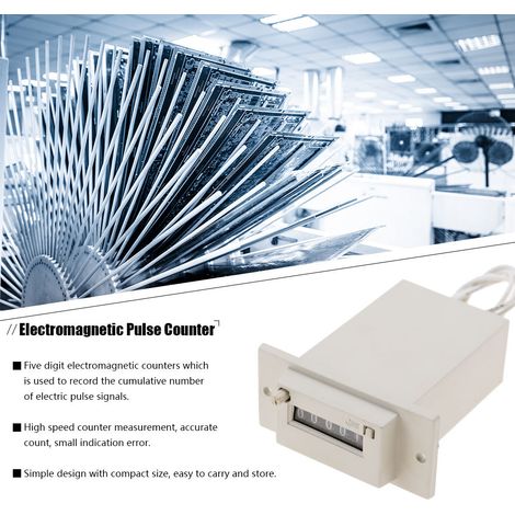 Compteur d'impulsions électromagnétiques à 5 chiffres CSK5-YKW AC220V / AC110V / DC24V (02) (1/5)