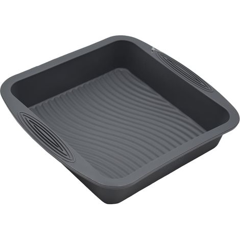 Molde cuadrado de silicona para hornear pasteles (1/2)