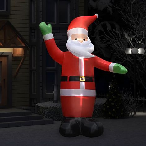 Déco de Noël - Père Noël gonflable avec LED - Décoration de Noël IP44 3 m -WYW28107 (1/5)