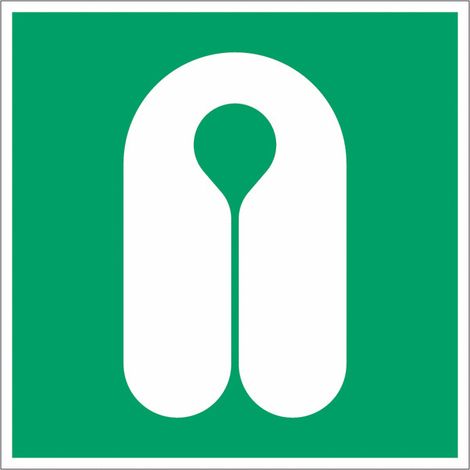 Pannello adesivo ISO 7010 "Giubbotto di salvataggio" - E044