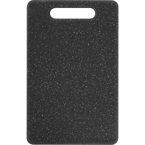 Tagliere a doppia faccia (36 x 27,5 cm) in plastica effetto marmo, facile da pulire e antibatterico, robusto e resistente con impugnatura antiscivolo. (1/5)