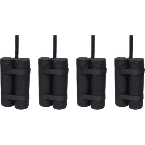 4 sacs de sable de qualité industrielle pour tonnelle. Sacs de sable durables à double couture pour tentes pliantes. (1/5)