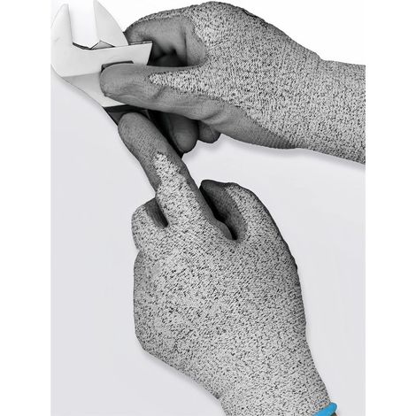 1 Paire de s Anti-coupures Taille L, avec revêtement en Mousse de Nitrile Robuste, compatibles avec Les écrans tactiles et Confort 3D. (1/2)
