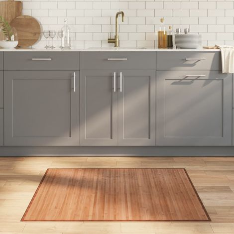 vidaXL Rug Rectangular Natural 80x100 cm Bamboo