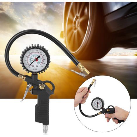 Manomètre de pression des pneus 220 PSI pour automobiles, camions et motos (1/5)