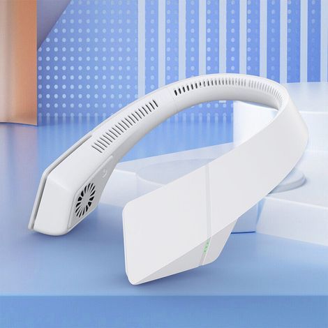 USB Portable Hanging Neck Fan Cooling Air Cooler Electric Air Conditioner (1/5)