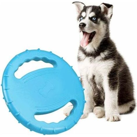 Frisbees et disques interactifs adaptés aux chiens de taille moyenne à grande — des jouets sonores, idéaux pour jouer en extérieur. (1/5)