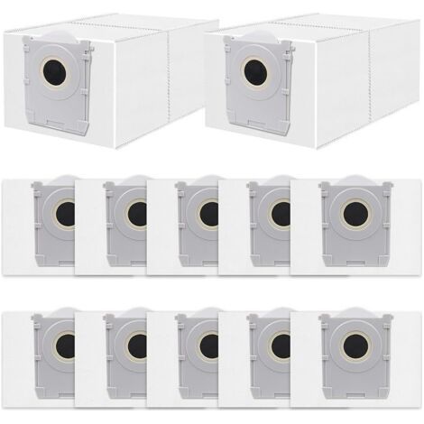 FENOPLASTICALot de 12 Sacs pour Ecovacs Deebot X9 Pro/X8 Omni, T50/T50 Pro/T50 Max Omni, T30C Pro, T80 Omni Aspirateur Robot, Sacs poussire Antibactriens, Kit Accessoires de Rechange DDB030041 (1/5)