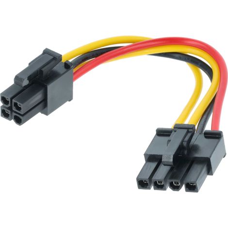vhbw Cable de conexión para batería compatible con Gardena SILENO R100Li (2016-2021), R130Li (2016-2021) robot cortacésped - 4 polos, 12 cm (1/4)