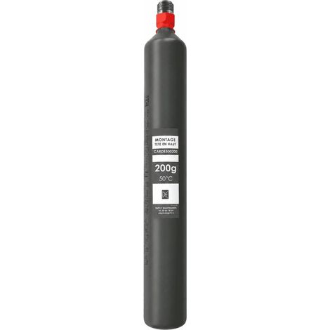 Cartouche CO² 200 g 50°C – tête filetée 15x125 – Conforme NF (1/2)