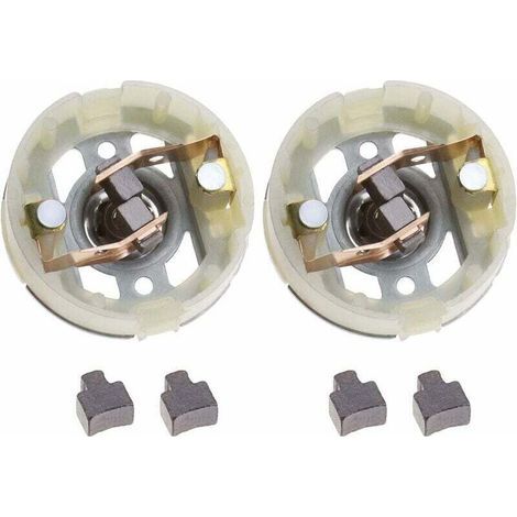 Pair Ulisem Moteur RS550 Porte-balais de Charbon et 4x Balais de Charbon LO-Ron