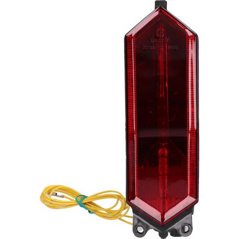 Komplettes LED-Rücklicht mit Blinker und Bremslicht, hohe Leuchtkraft, für YZF-R1 / YZF-R6 R7 (rote Linse) (1/5)