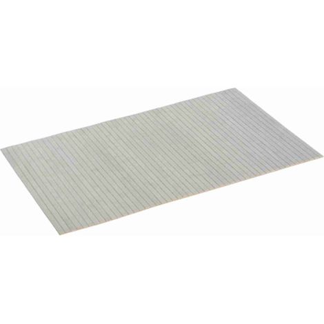 WOHNDIRECT Badematte SALZBURG - 1 Stück 50x80 cm, Hellgrau