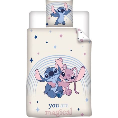 Funda nordica Angel &38 Stitch Disney cama 90cm policotton