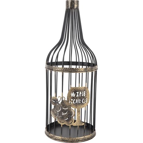 Porte-bouchons de vin en métal, capacité de 60 bouchons, pour salle à manger, chambre ou décoration artisanale. (1/5)