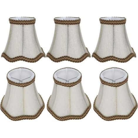 Abat-Jour de Chambre à Coucher de Couleur Or, Couvercle de Lampe de Table, Accessoire de Lampe pour Chambres couloirs Halls salles d'étude Salons (1/4)
