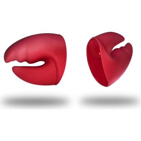 Gants de cuisine anti-brûlure, ensemble de gants de cuisine en silicone rouge, manique en forme de pince de homard, gant de cuisine rouge en forme de crabe, utilisable comme manique ou accessoire de c (1/4)
