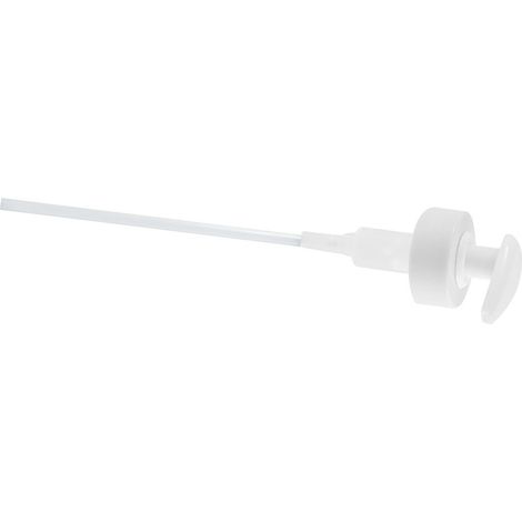Distributeur Pompe Bidon 3,8L Plastique Ustensiles Cuisine Maison Blanc Col 3,4cm/1,3in (1/5)