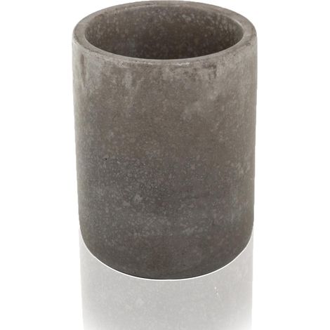 METAFORM - PORTA SPAZZOLINI DA APPOGGIOSERIE PIEDRA GRIGIO (1/2)