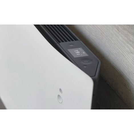 Atlantic – Radiateur à inertie connecté 1500W horizontal – Fonction lumineuse – Pilotage intelligent via Cozytouch – Blanc carat — vue 2
