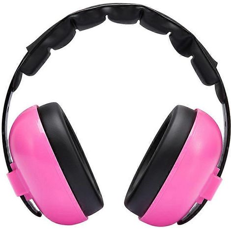 Casque antibruit pour bébé avec protection auditive rose-- (1/5)
