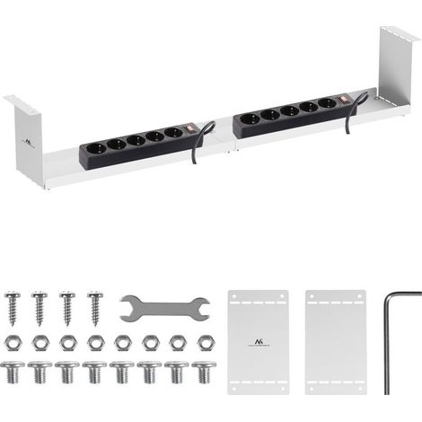 Organizador compacto para debajo del escritorio Maclean MC-107 W (1/3)