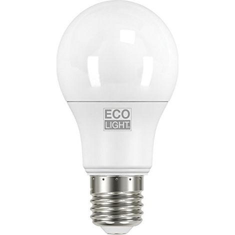 Lampade led eco light e27 sfera goccia led 9 w 806 lm 6400 k 230 v confezione da 10
