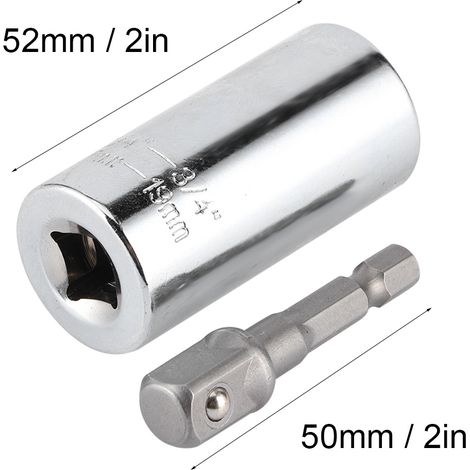 Clé à douille universelle 7-19 mm pour réparation automobile, jeu de clés à cliquet multifonctionnelles 3/8" (2 pièces) (1/5)