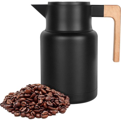 Thermos Café en Acier Inoxydable 304 - Pichet Isotherme Sans BPA, Étanche pour Café, Thé et Lait, Bouteille Isotherme 1,5L