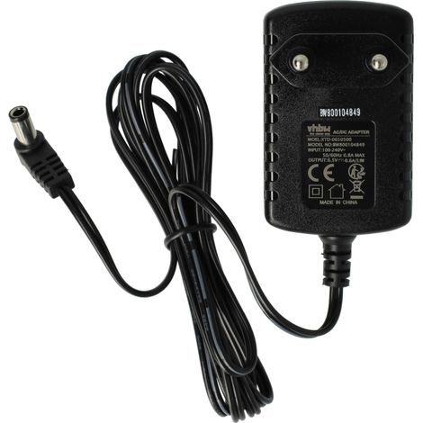 vhbw 220V Netzteil Ladegerät (6.5V/0.6A) kompatibel mit Siemens Gigaset A160, A165, A260, A265, A380, A385, A580, A585, AC160, AC165, AL140, AL145 (1/4)