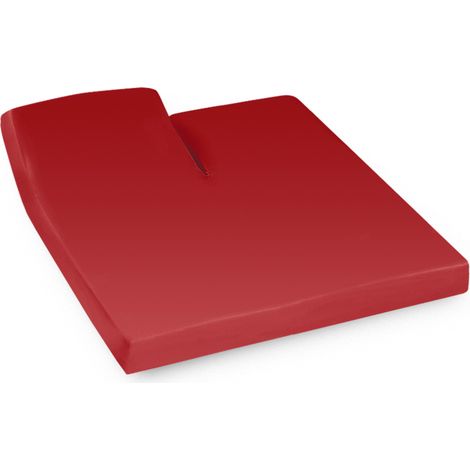 Drap housse relaxation uni coton ALTO - TR Tête relevable uniquement 2x80x200 cm (1/5)