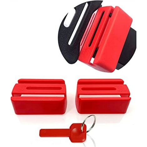 [NEVER USED] Buckle protectors to prevent children from opening the buckle while traveling, pack of 2