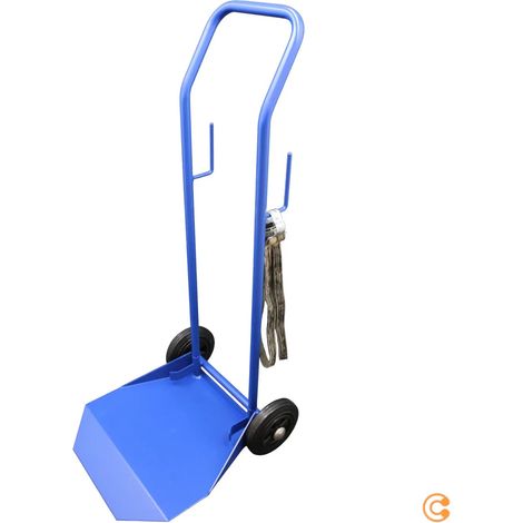 [NEUWERTIG] B-Ware Pressol Wagen Behältertransport Plattformwagen Behälter 60 Kg Blau Ral 5010