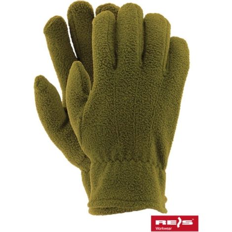 Fleecehandschuhe Oliv Größe 8