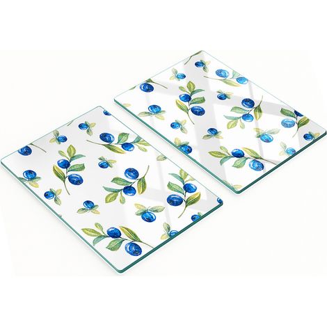 Tablas decorativas multifuncionales de madera endurecida para cocina, diseño de arándanos, 2x40x52 cm. (1/5)