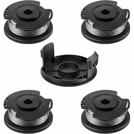 Spule für BOSCH, 4+1 Nylon-Ersatzspulen F016800569/F016800385, Spule für Bosch EasyGrassCut, kompatibel mit 23SL/26S (Durchmesser 1,65 mm, Länge 4,9 m).