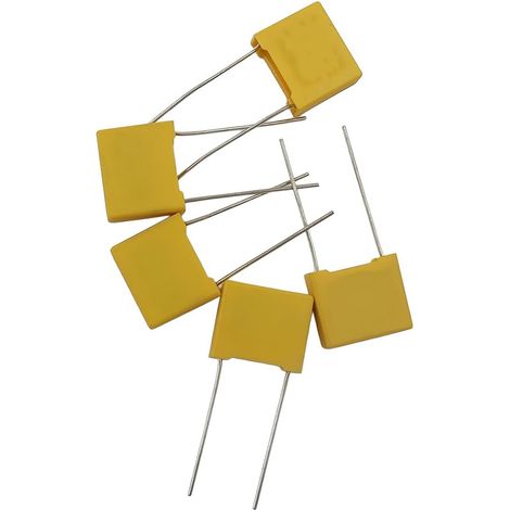 5 condensateurs 0,033 µF 275 V CA (x2), Film polypropylène MKP, pour équipements de sécurité et Circuits de couplage, Grille à Broches de 10 mm (1/5)