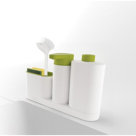 Boîte de rangement multifonctionnelle pour la cuisine, distributeur de savon, flacon de gel hydroalcoolique (vert) (1/5)