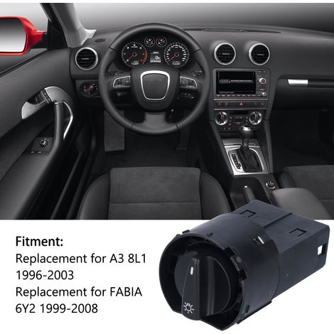Interruptor de control de faros 6Y1941531L ABS para FABIA 6Y2 1999-2008 y A3 8L1 1996-2003 (1/5)