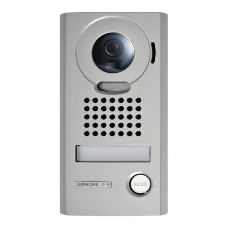 Platine de rue Aiphone JODV saillie – Interphone avec caméra intégrée – Indice de protection IP54 – Éclairage LED du porte étiquette