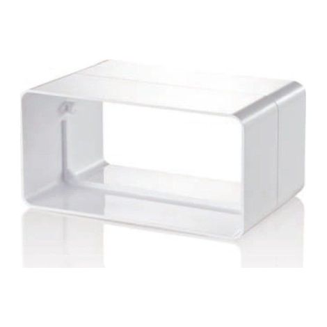 Lüftungsschlitze KP55-2 - Flachkanalverbinder 110x55 (1/2)