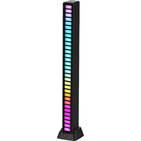 Bande LED RGB avec musique, lampe d'ambiance rythmique à contrôle sonore, veilleuse d'ambiance (1/5)