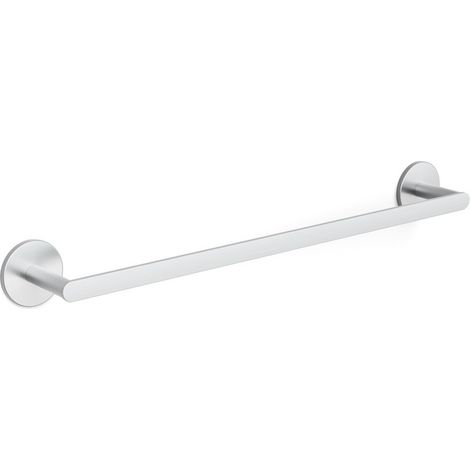 Porte-serviettes Salle de Bain, Barre de Serviette de Bain de Fixée au mur Acier Inoxydable, Barre Simple de Serviette, 60 cm Brossé (1/5)