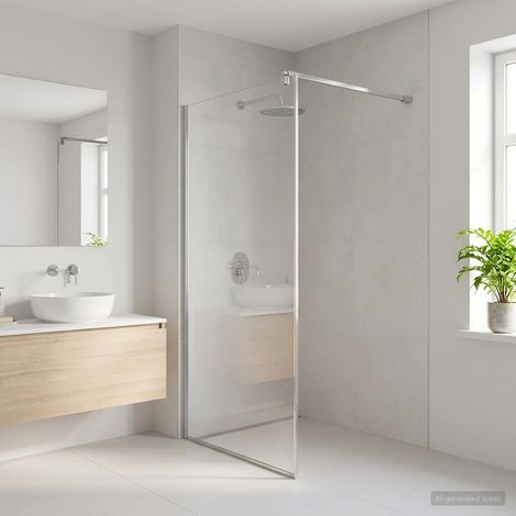 vidaXL Barre de support de douche 70-120 cm pour verre de 6/8 mm (1/5)