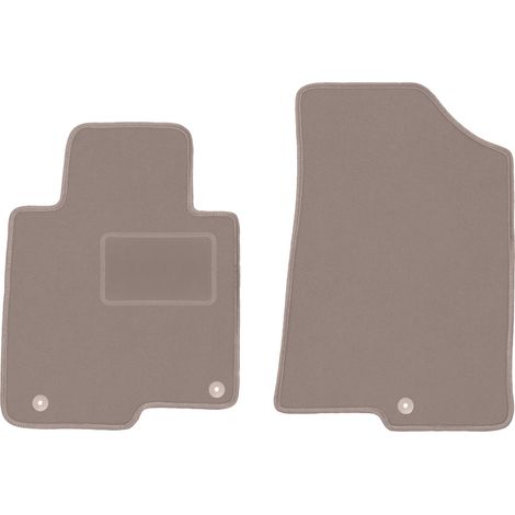Tappetini anteriori beige per: Kia Optima IV SW station wagon (2015-) (1/5)