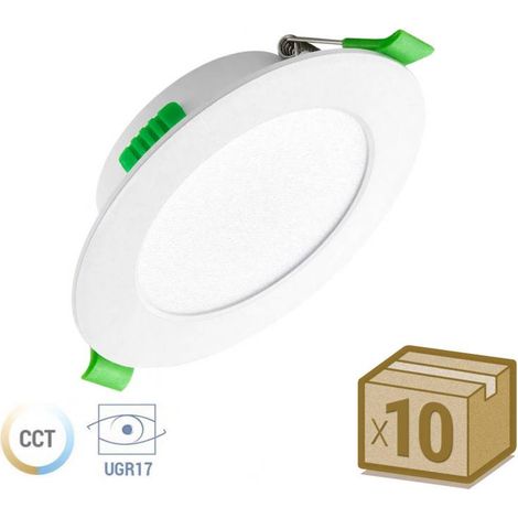 Pack 10 x Downlight KRAMFOR 7W, UGR17, 3CCT, 3000-4000-6000K (1/4)