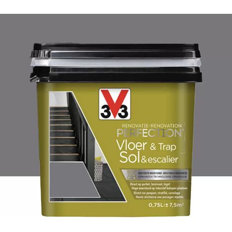 Peinture Rénovation Perfection Sol & Escalier V33 Carbonate 0,75 L (1/4)