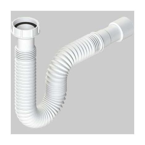 Tubo Flessibile ed Estensibile Attacco con Ghiera in Plastica 11/2 DN 3240